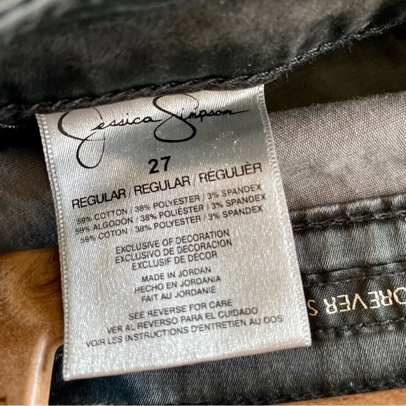 Jessica Simpson Gray Satin Pants Size 27 - Picture 6 of 7